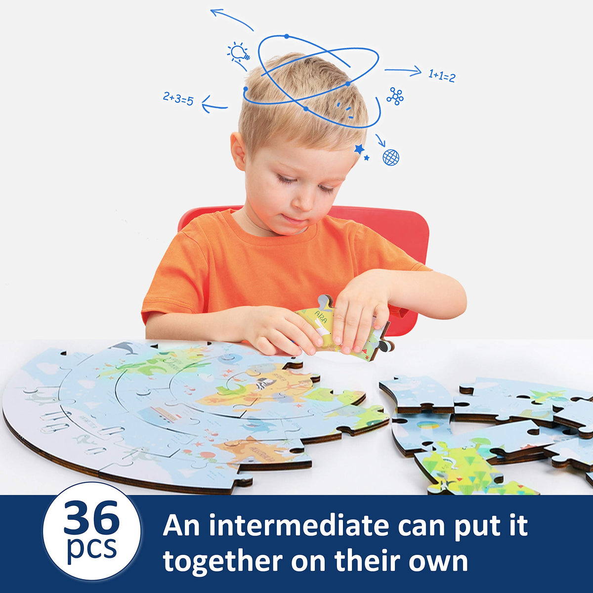 World Map Floor Puzzle