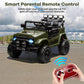 Hipicute 12V Kids Ride On Car for Kids Ages 37-96 Months, Electric Truck Ride On Toys with 5MPH Max Speed, Remote Control, Accel