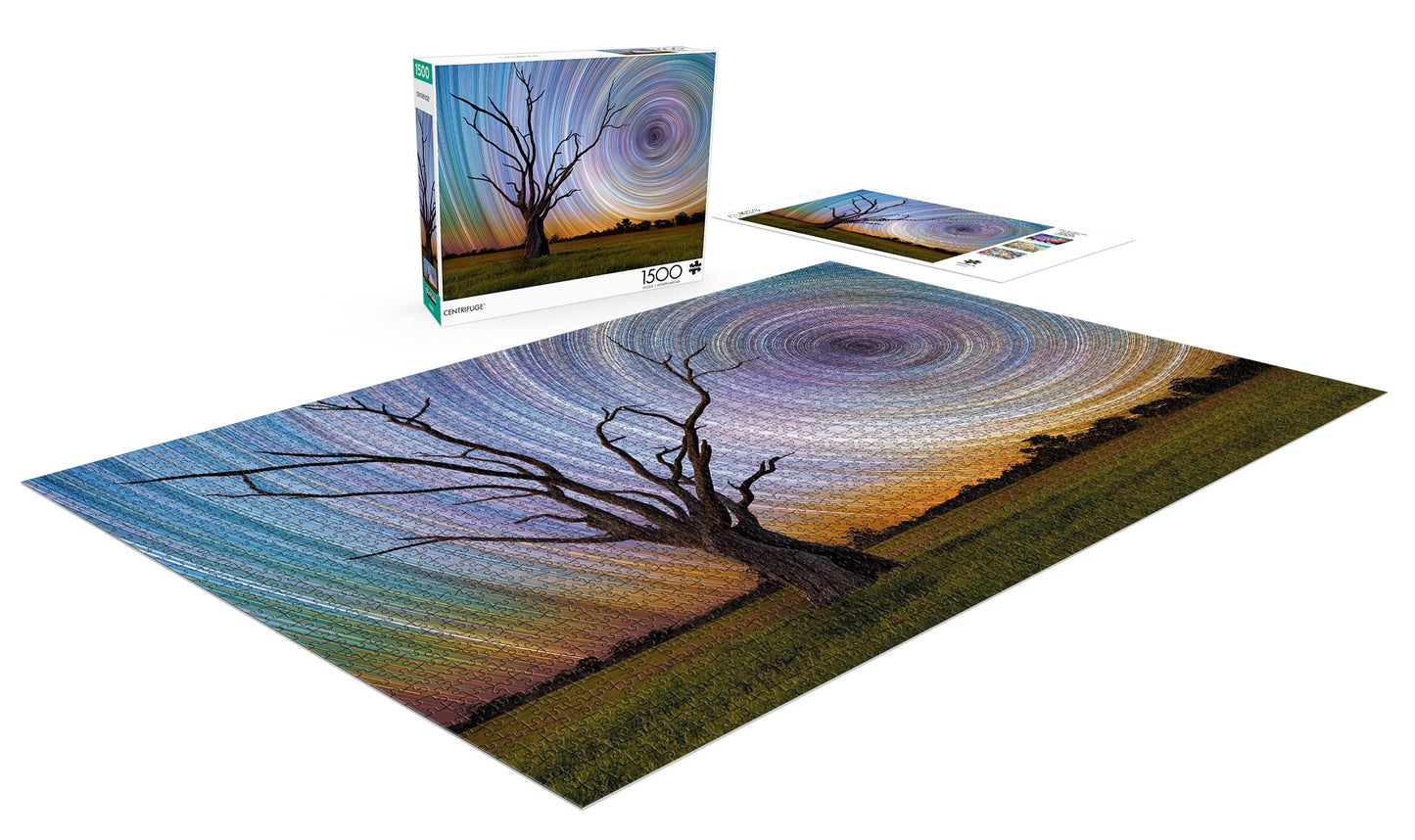 Buffalo Games Centrifuge 1500 Piece Jigsaw Puzzle - Large Multicolor Paper Puzzle for Adults - Perfect for Game Nights