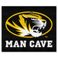 FANMATS 14678 Missouri Tigers Man Cave Tailgater Rug - 5ft. x 6ft. Sports Fan Area Rug, Home Decor Rug and Tailgating Mat
