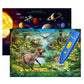 Bilingual Interactive For Kids Talking Dinosaur Space Poster For Kids Learning And Educational Toys,Talking Educational Dinosaur Toy For Ages 3 To 12 Years Old,Space Theme Wall Decor For Preschool