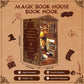 Criolpo Book Nook Kit - Diy Dollhouse Booknook, Book Nook Miniature Kit For Bookshelf Insert Decor Crafts For Adults Teen Hallow