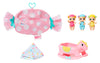 Baby Born Surprise Mini Babies Series 5 2.25'' - Unwrap Surprise Twins Or Triplets Collectible Baby Dolls With Soft Swaddle, Blanket, Rocking Horse, Age 3+ (918803)