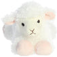 Aurora® Adorable Mini Flopsie™ Lana™ Stuffed Animal - Playful Ease - Timeless Companions - White 8 Inches