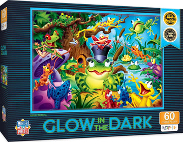 Masterpieces Glow In The Dark 60 Right Fit Puzzles Collection - Abracadabra 60 Piece Jigsaw Puzzle, 14''X19''