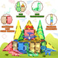 Dinosaur Toys Magnetic Tiles Building Blocks Kids Toys - Dinosaur World Stem Magnet Toys For Toddlers Creative Construction Play For 3+ Year Old Boys Girls Ideal Preschool Learning Sensory Toys
