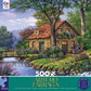 Ceaco 500 Piece Jigsaw Puzzle - Arturo Zarraga Cottage by The River - Multicolor - 24 x 18 - Cardboard - Model 2401-10