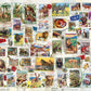 Eurographics (Eurhr Wildlife Vintage Stamps 500Piece Puzzle 500Piece Jigsaw Puzzle