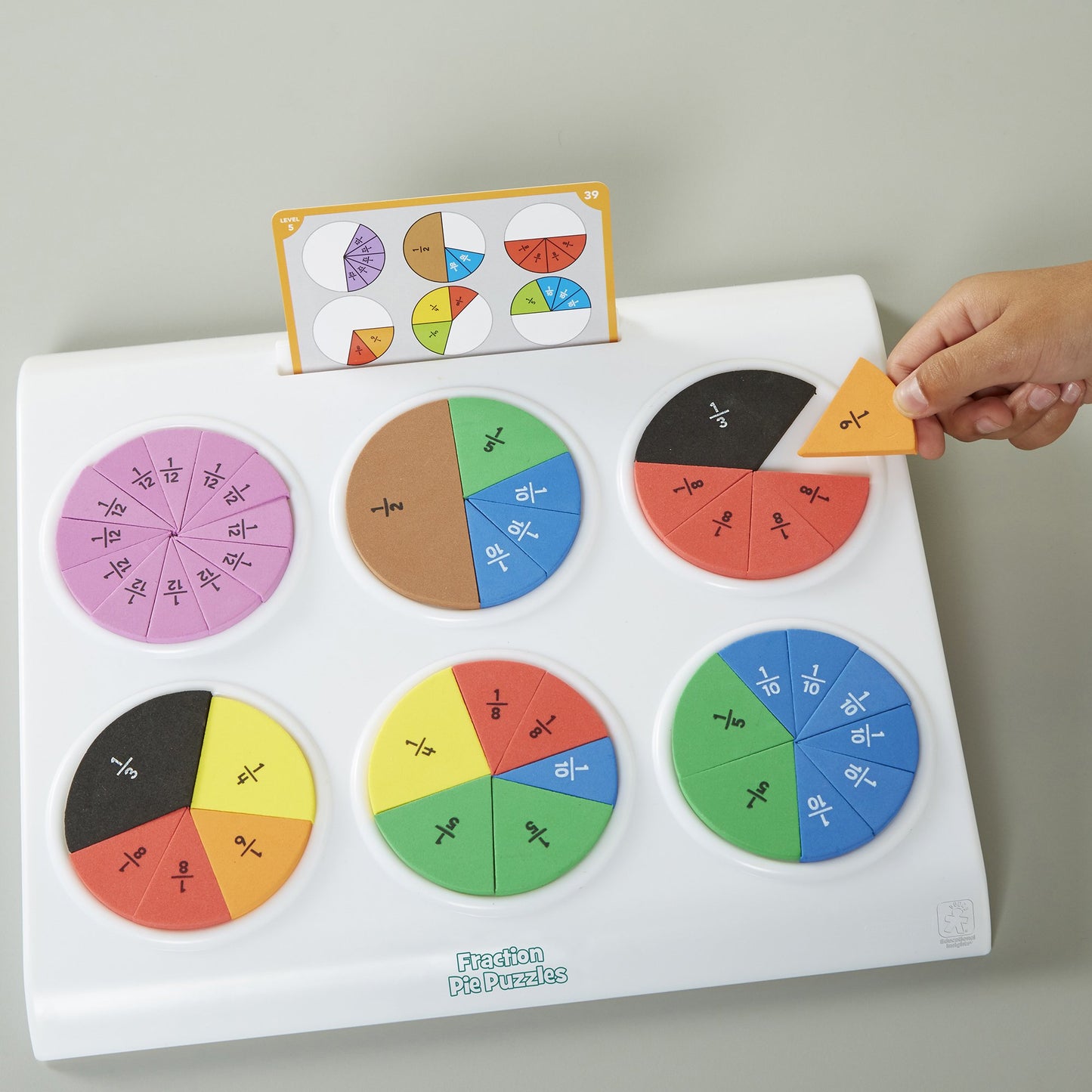 Educational Insights Fraction Pie Puzzles