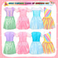Limiroler Princess Dress Up Clothes For Little Girls Princess Role Play Costume Gift Set 25 Pcs Pretend Toys Kit For Toddlers Girls Aged 3-6 Years Old