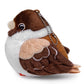 Simulation White Pigeon Stuffed Animal Toy - 10 Inch Rock Pigeon Toys, Cute Pigeon As Gift For Kids (4.4In Sparrow)