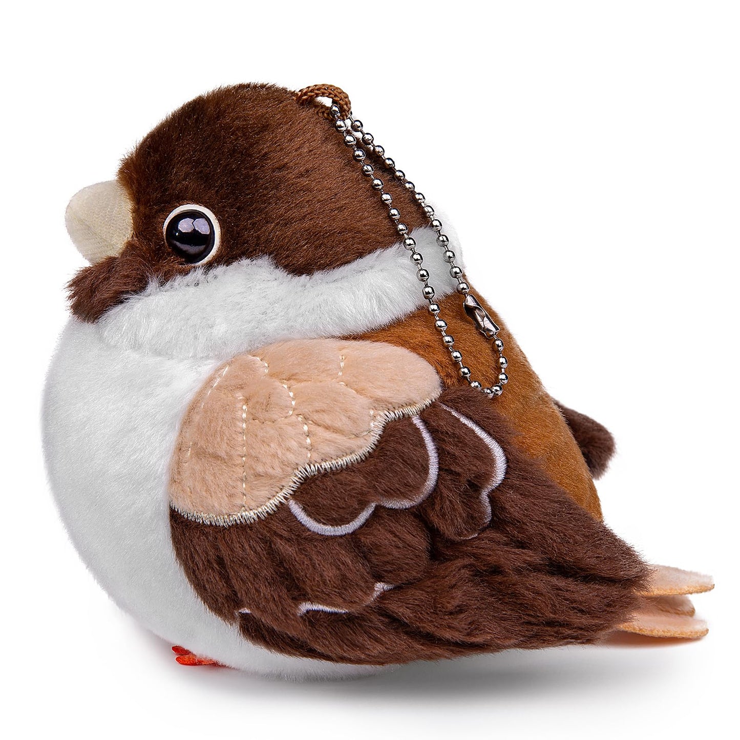 Simulation White Pigeon Stuffed Animal Toy - 10 Inch Rock Pigeon Toys, Cute Pigeon As Gift For Kids (4.4In Sparrow)