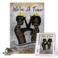 African American Puzzles For Adults 500Pcs Afro Black King And Queen Jigsaw Puzzles Couple Inspirational Quotes Black Woman Men