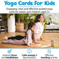 Yoga Pose and Breathing Exercise Cards for Kids - Promote Mindfulness  Meditation  and Self Care for Children - Fun Preschool Game with Easy to Read Steps - Teach Kids Mindfulness Tools Through Yoga