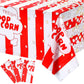 3 Pieces Popcorn Tablecloth Decorations Plastic Popcorn Table Cover Carnival Theme Party Tablecloth for Carnival Party, Circus T