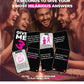 SAVANA Give Me 3 Card Game - Fast Paced Adult Party Game for 2+ Players, Standard Size, Cardboard, White/Black/Pink, Model GM3-US-01