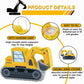 Lewtemi Digger Piñatas For Birthday Party Construction Excavator Piñata With Stick, Blindfold, Confetti For Adults Birthday Baby Shower Party Supplies