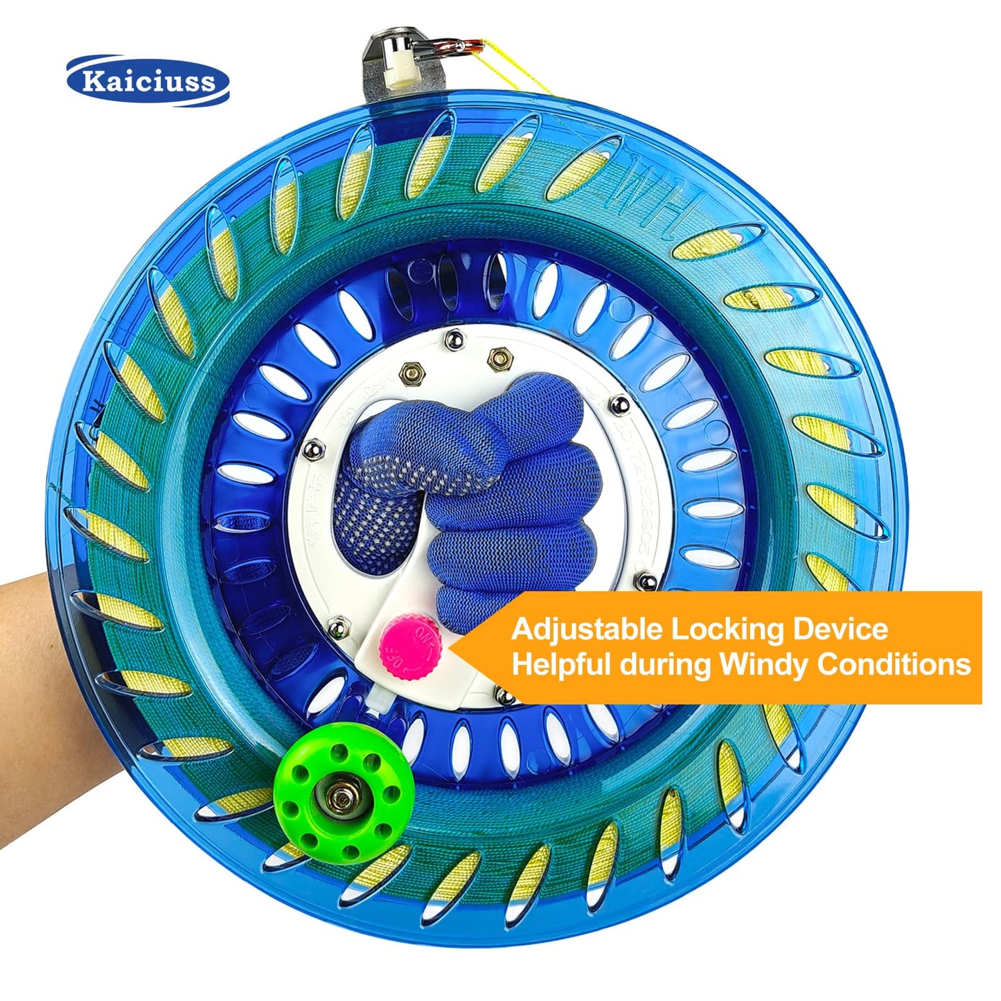 10.2 In Kite Reel Winder With Line, Kite String Reel For Kids & Adults, Easy To Use Kite String And Spool, It Comes With Durable