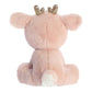 Aurora Festive Holiday Dashing Reindeer Stuffed Animal - Seasonal Cheer - Heartwarming Gifts - Rose Gold 13 Inches