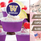 Washington Party Supplies (42 Pieces) For Universityof Washington Graduation, Tailgating And Birthday Party Decorations With Uw
