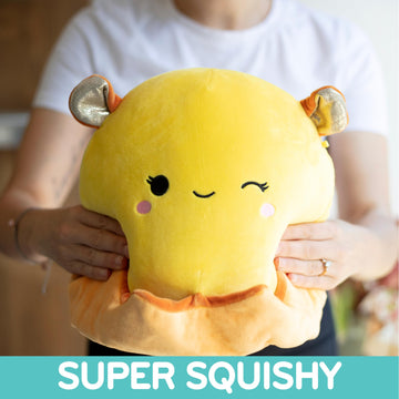Squishmallows 10” Bijan Octopus Emotional Support Plush – Soft & Huggable Stuffed Animal – Adorable Collectible Plushie For Kids – Cozy Snuggly Pillow Buddy For Home, Bed, Or Travel