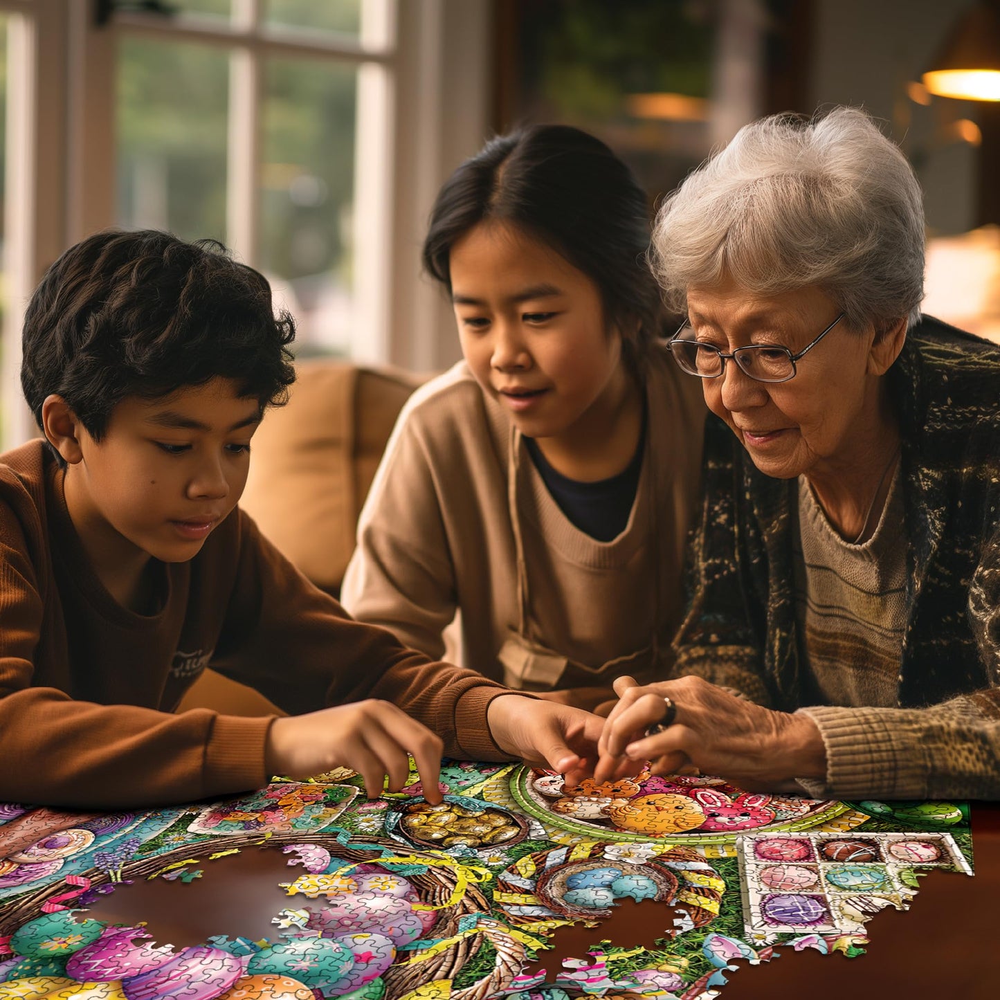 White Mountain Easter Puzzles 1000 Pieces Spring Collage Jigsaw Puzzle For Adults And Families - Easter