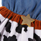 Cowgirl Costume For Girls With Hat Halloween Dress Up Party (7-8 Years)