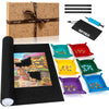 Tektalk Higher-Capacity Design, Jigsaw Puzzle Roll-Up Mat In Delicate Packaging Box With Hand Pump, Storing For 2000, 1500, 1000, 500 Jigsaw Puzzle Pieces