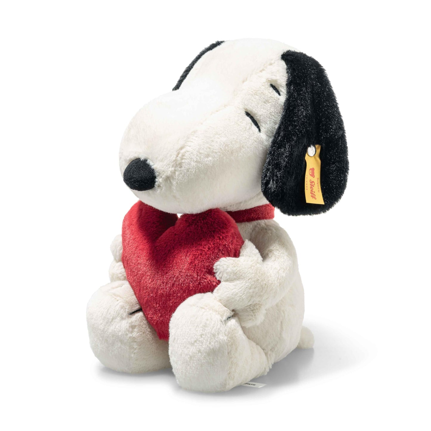 Steiff Snoopy Officially Licensed Love - Soft Plush Dog Toy Stuffed Animal Holding Red Heart enhanced Peanuts Collectible  Snoopy  12