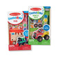 Melissa & Doug Created by Me! Paint & Decorate Your Own Wooden Vehicles Craft Kit For Kids 2 Pack - Monster Truck, Train
