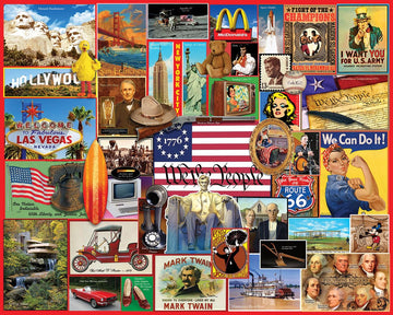 White Mountain Puzzles - American Originals - 1000 Piece Jigsaw Puzzle For Adults