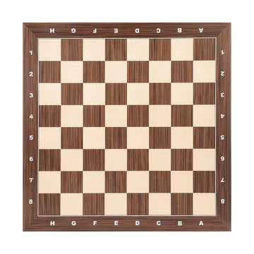 Woodronic 19' Professional Wood Chess Board, Tournament Chess Board With 2.0' Squares, Ideal Gift For Chess Players