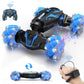 BEZGAR Remote Control Car - Gesture RC Car with Lighting, Sound & Smoke Effects, 2.4Ghz Hand Controlled RC Stunt Car for Kids, I