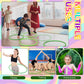 Syhood 12 Pcs Toy Color Hoop Plastic Detachable Adjustable Hoop Light Weight Exercise Fitness Equipment Toy Waist Ring for mature-themed Party  3 Sizes (Gradient Green)