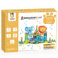 Megagontiles 108 Pcs Zoo Animals Magnetic Tiles Set | Magnet Building Blocks Farm World Toys | Stem Authenticated| Magnetic Animals For Kids Age 3 4 5 6 7 8 Toddlers Boys Girls