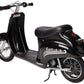 Razor Pocket Mod Vapor 24 Volts Electric Retro Scooter High Torque Chain Driven Motor And Spoked With Pneumatic Tires For 13 Years Old And Up, Black