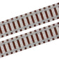 Wooden Train Track - 8'' straight - Made in USA - 2 pack