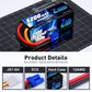Zeee 4S Lipo Battery 5200mAh 14.8V 120C Hard Case Battery with EC5 Plug for RC Buggy Truggy 1/10 Scale Racing Truck Crawler Mons