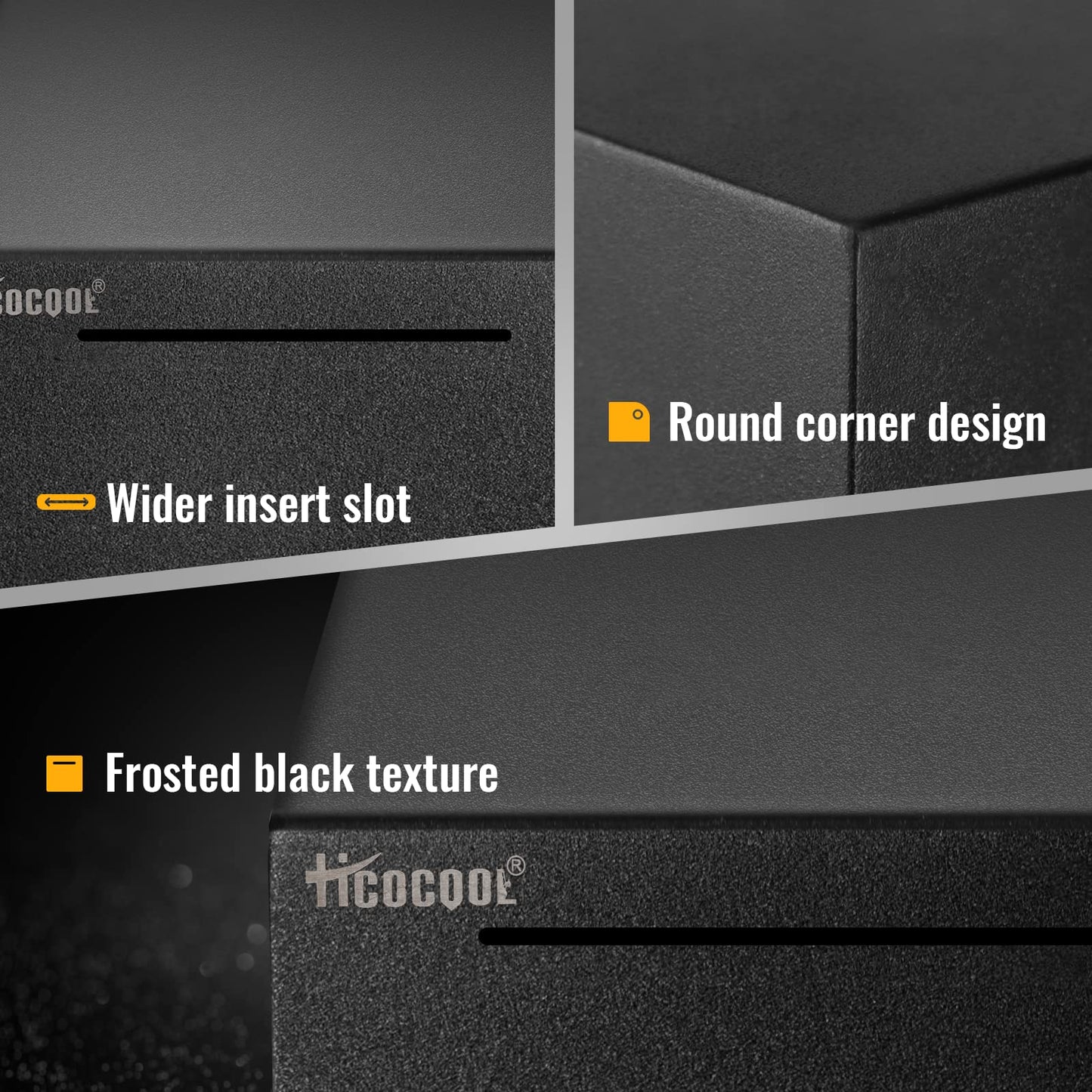 hicocool Piggy Bank for mature-themeds Must Break to Open  Stainless Steel mature-themed Piggy Bank for Real Money  Unbreakable Metal Money Bank for Cash Saving(5.9 inches  Black)