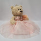 Kinnex Collections by Amanda 20'' Quince Anos Teddy Bear with Dress (Centerpiece) ~ B16632-29 (Blush)