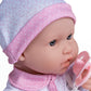 Jc Toys La Baby Caucasian 16-Inch Small Soft Body Baby Doll La Baby | Washable |Removable White And Pink Outfit W/Hat, Pacifier & Magic Bottle | For Children 12 Months +