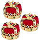Royal Jeweled KingS Crown  Costume Accessory (3 Pack)