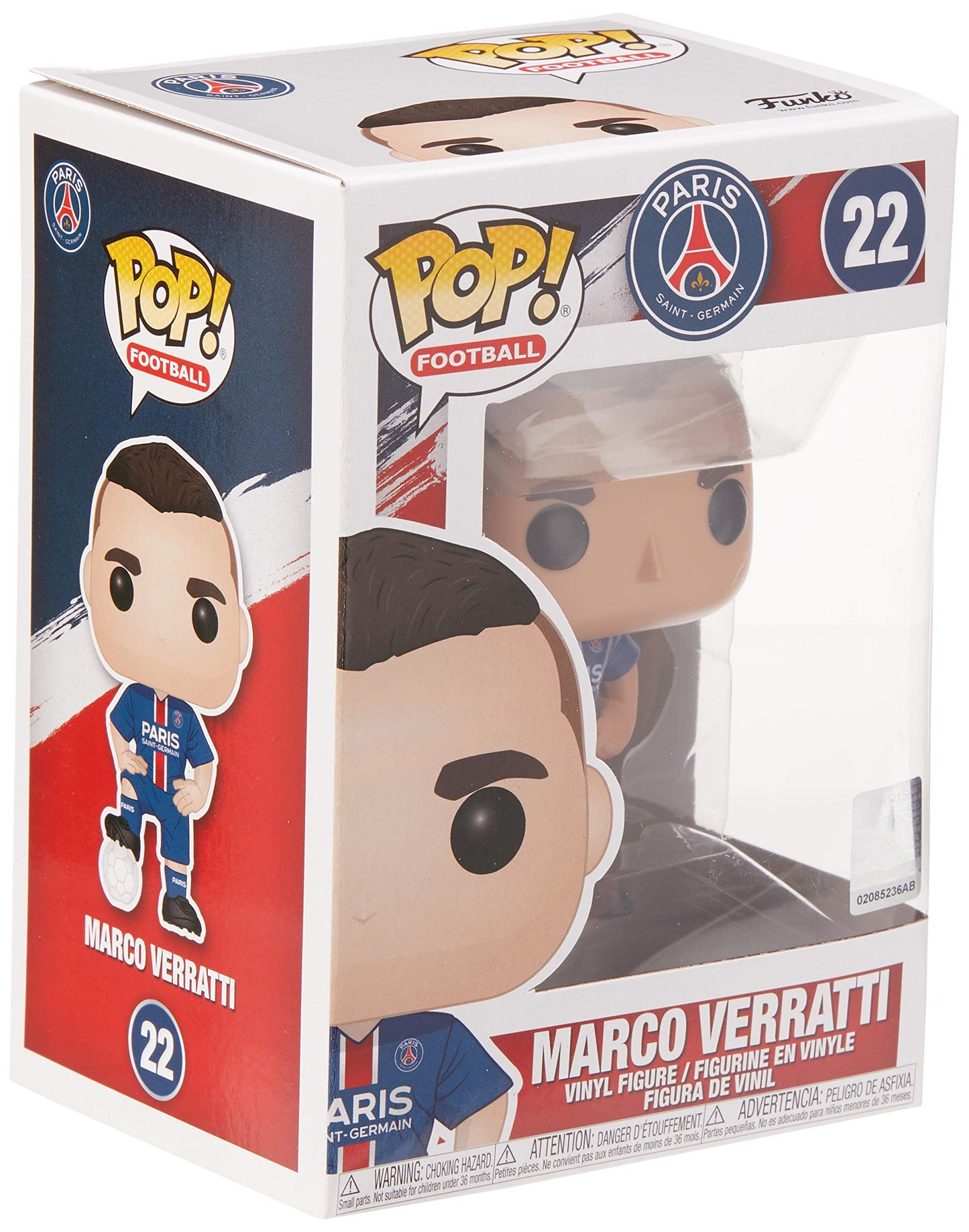 Soccer Pop! Vinyl Figure Marco Verratti [Paris Saint-Germain]
