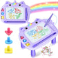 Unicorn Toddler Girl Toys Age 2-3, Magnetic Drawing Board, Portable Magna Kids Doodle Travel Essentials, Mess-Free Etch Sketch, 