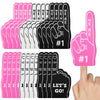 Sinmoe 24 Pcs Sports Fan Foam Finger Mini Foam Fingers Foam Hand Foam Finger 1 For Sports Themed Birthday Party Supplies Sport E