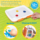 Crayola Washable Finger Paint Station, Less Mess Finger Paints For Toddlers, Kids Gift