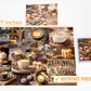 Prime Time Puzzles 1000 Piece Collage Jigsaw Puzzle for Adults - Sushi Rolls Gourmet Food - Challenging Hard Puzzle Perfect for