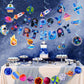 Sunbeauty 37Pcs Space Galaxy Birthday Decorations Space Themed Party Supplies Solar System Kit Outer Space Galaxy Party Party De