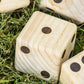 Triumph Sports 35-7335-2 Giant Wooden Lawn Dice Set, Brown, One Size