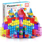 PicassoTiles 100 Piece Magnetic Playboards Tiles Set Magnet Toys for Toddlers STEM Building Blocks Sensory Creative Kids Manipul
